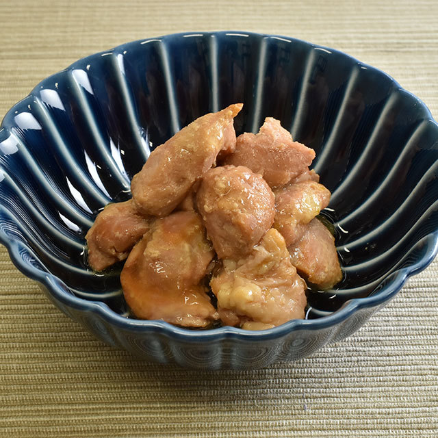 はちきん地鶏ゆず塩仕立て（皿）
